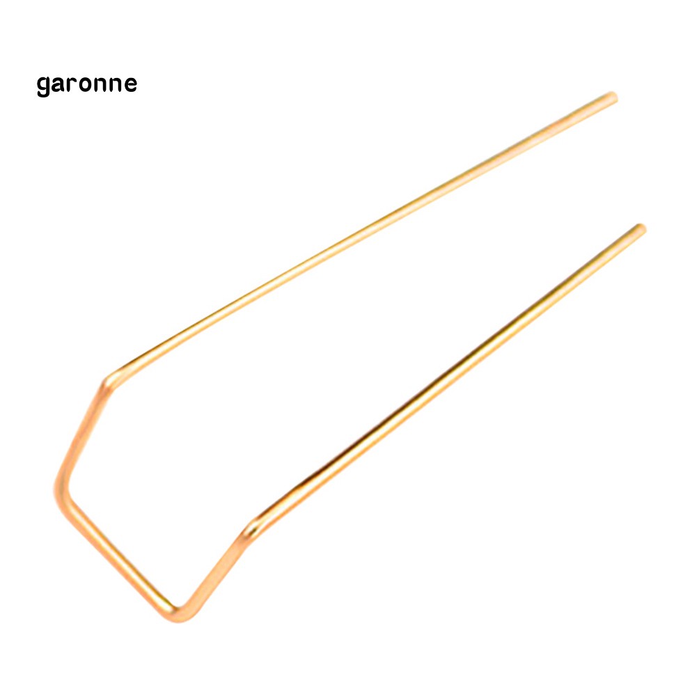 GA_1Pc Double Bar Simple Geometric Earrings Fashion Women Party Banquet Jewelry