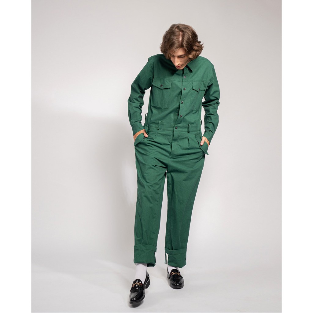 [Mã LT200 giảm 200K đơn 699K] Jumpsuit Yvette Libby N'guyen Paris, Spirit St.Louis, Màu Xanh