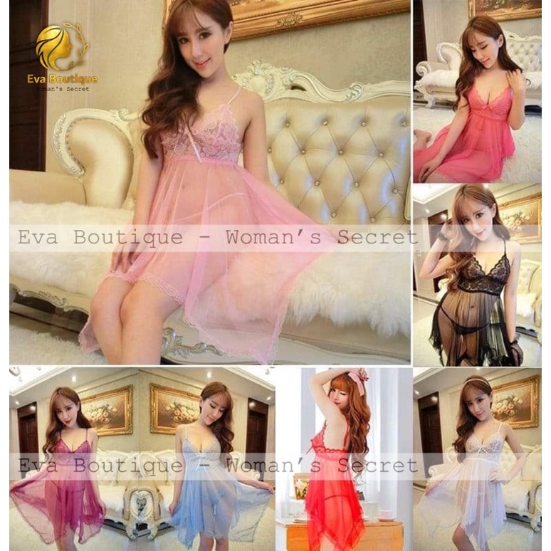 _DN8_Váy ngủ voan ren sexy