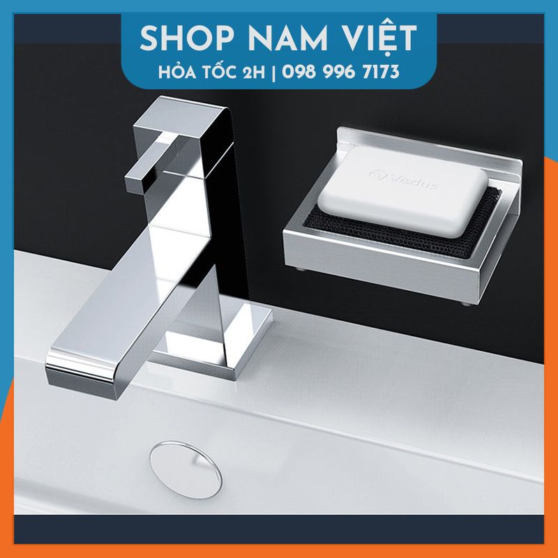 Khay Xà Phòng Inox 304 Cao Cấp Dán Gạch Men, Dán Kính