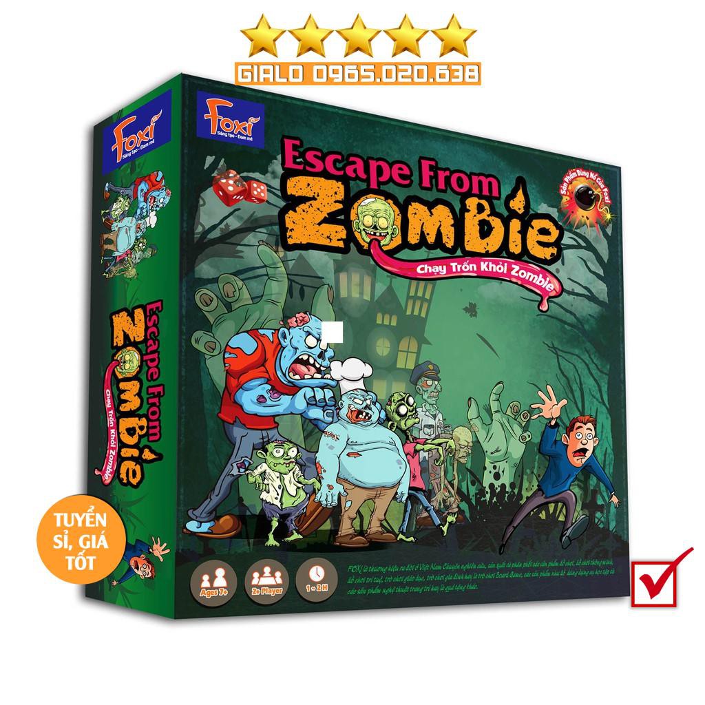 Board game-Escape from Zombie Foxi-Đồ chơi trẻ em-vượt lên trên nghịch cảnh hay nhất