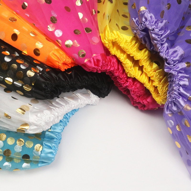 Haha Chân Váy Lưới Tutu Co Giãn Phối Đèn LED Cho Bé Gái Tập Múa Ballet