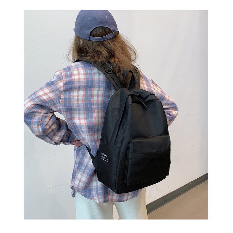 Ba lô JASMIN NOIR bằng vải thời trang đơn giản cho nữ