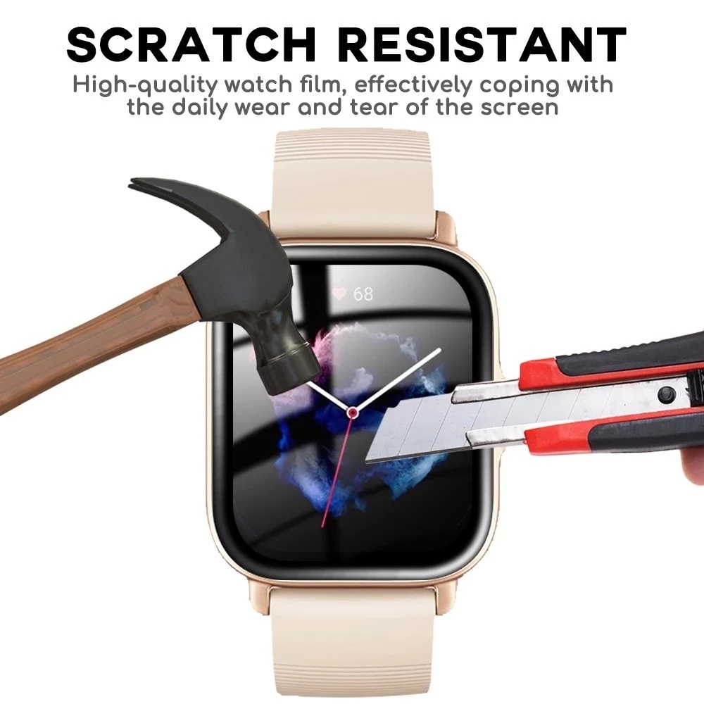 Kính Cường Lực 9D Bảo Vệ Toàn Màn Hình Cho Huami Amazfit GTS 3 2 2e GTS3 GTR 3 Pro