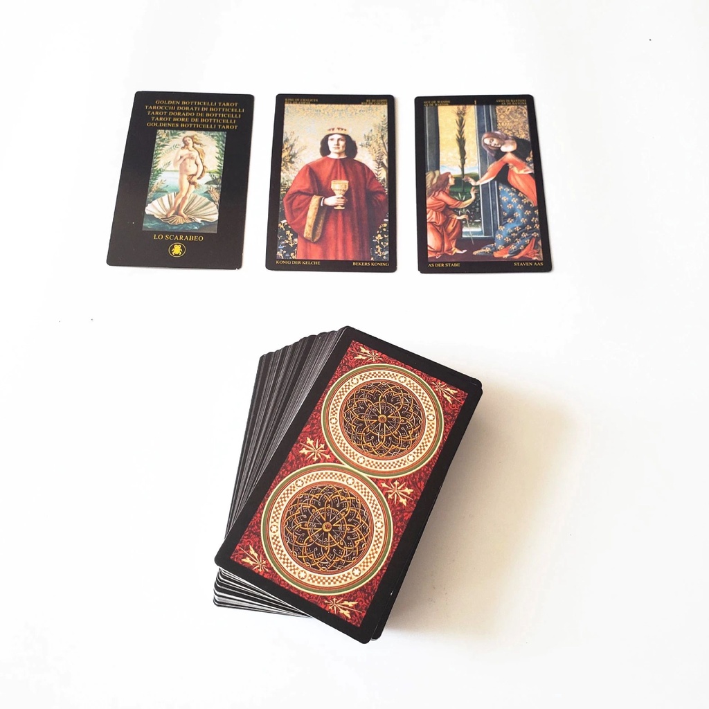 Bộ bài Golden Botticelli Tarot K4 Size gốc