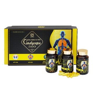 Viên Đông Trùng Hạ Thảo Cordyceps 500 hộp 90 viên