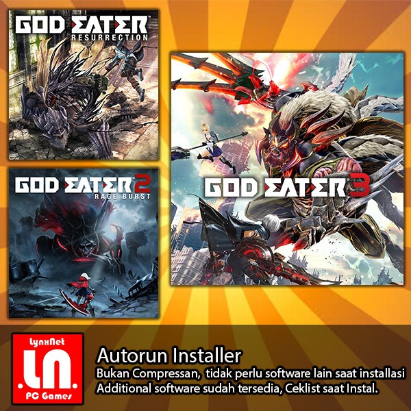 Đĩa Dvd Game God Eater - Pc