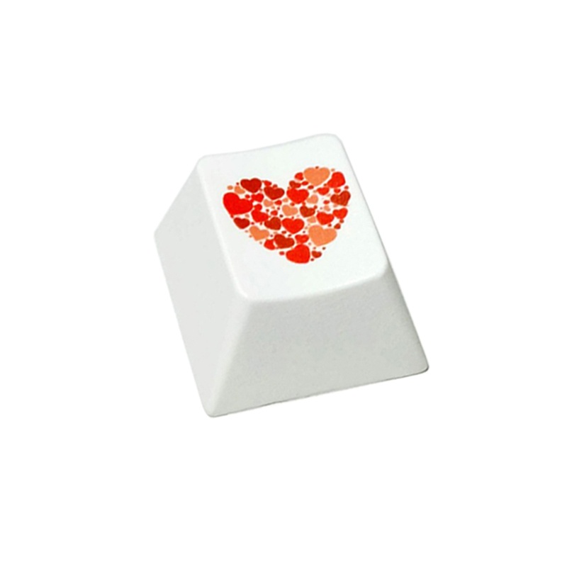 1 nút bàn phím cơ PBT hình trái tim màu đỏ Cherry Profile 1 cái phù hợp cho bàn phím cơ (MX Switch) | BigBuy360 - bigbuy360.vn