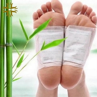 [Hàng mới về] Set 2 miếng dán lòng bàn chân thải độc mùi thảo dược hiệu quả tiện dụng 