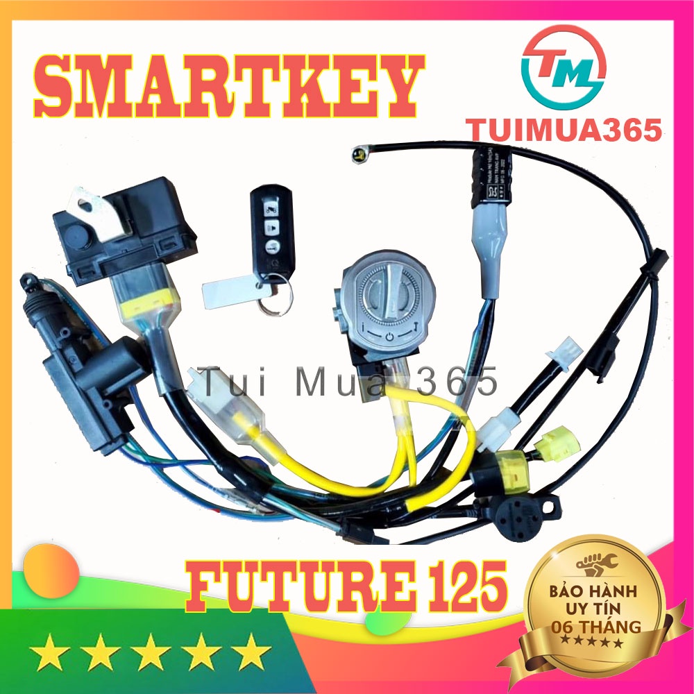TRỌN BỘ KHOÁ SMARTKEY XE HONDA FUTURE 125, WAVE 125i THÁI LAN