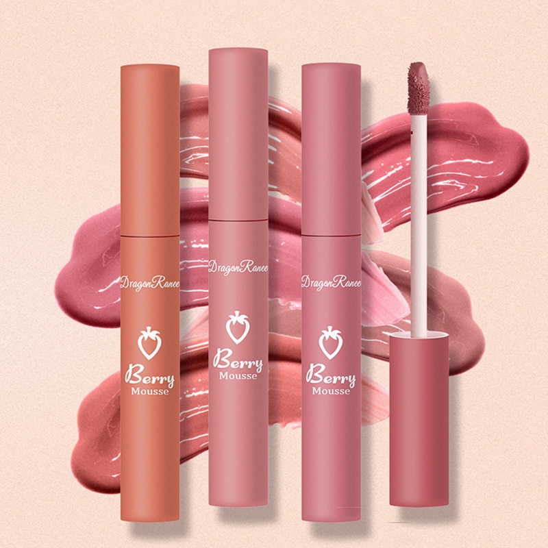 Son kem nhung lì chống nước không dính cốc lâu trôi 12 màu tùy chọn