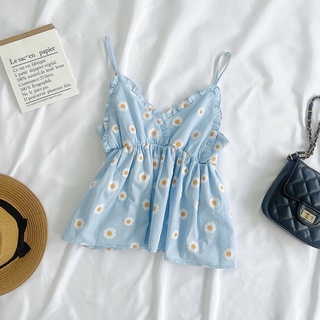 ÁO 2 DÂY VIỀN BÈO HOA