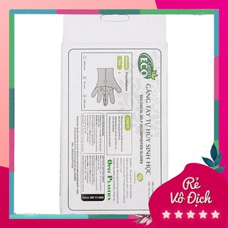 [RẺ VÔ ĐỊCH] (Sỉ/Lẻ) Găng tay tự hủy sinh học Green Eco - 100 cái/hộp