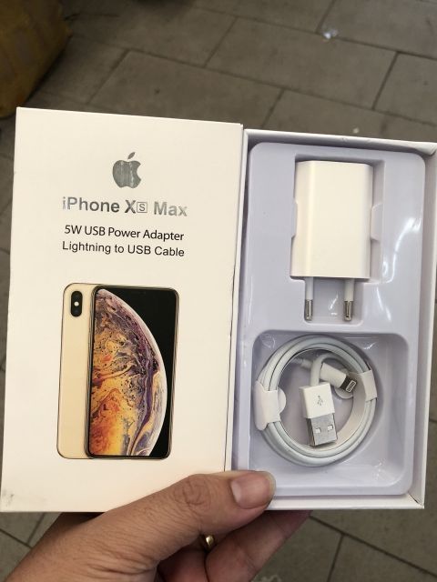 Bộ Sạc IPhone XS Max (Sạc Nhanh Cho Các Dòng Từ IPhone 5 Trở Lên)