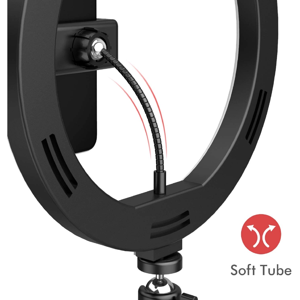 26cm diameter selfie ring light with tripod