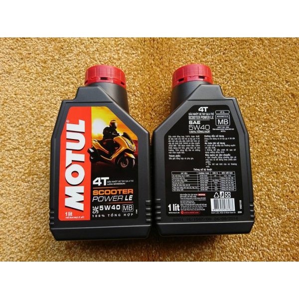 Nhớt Motul Scooter Power LE 5W40 1L