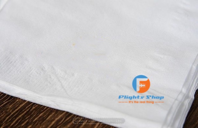 Combo 01 kg khăn giấy vuông hàng không size lớn 16 x 16cm