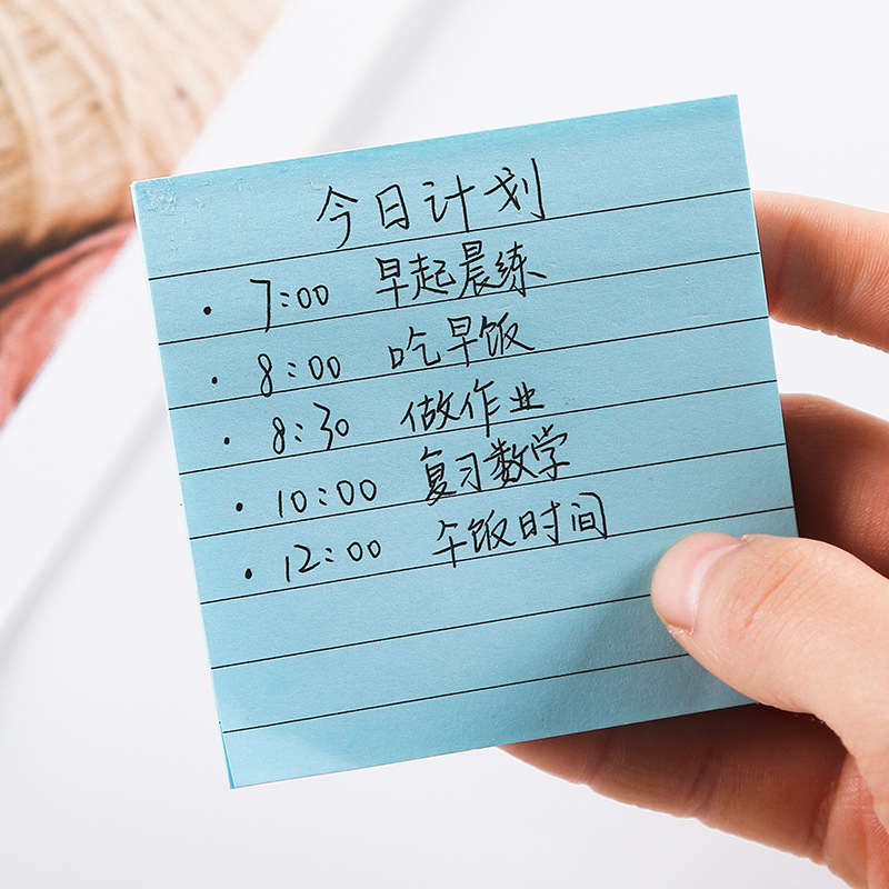 Tập Giấy Dán Ghi Chú Nhiều Màu Tùy Chọn