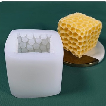 Khuôn Silicon Khối Tổ Ong Vuông - Honeycube