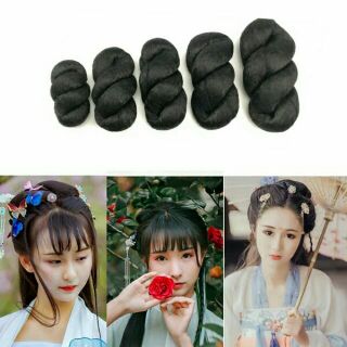 Búi tóc xoắn giả cổ trang