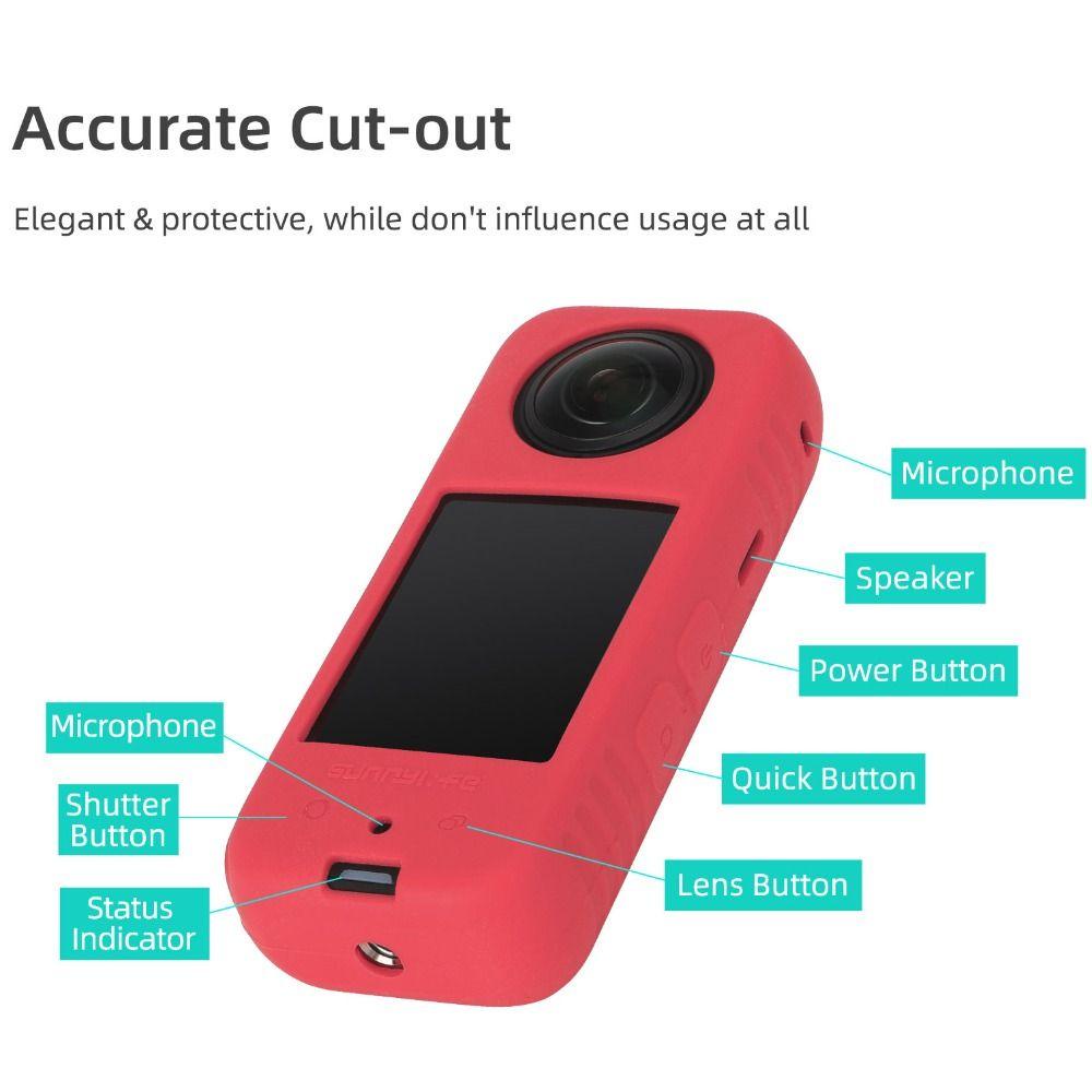 MAG Nắp Bảo Vệ Ống Kính Camera Chống Trầy Xước Cho Insta360 X3
