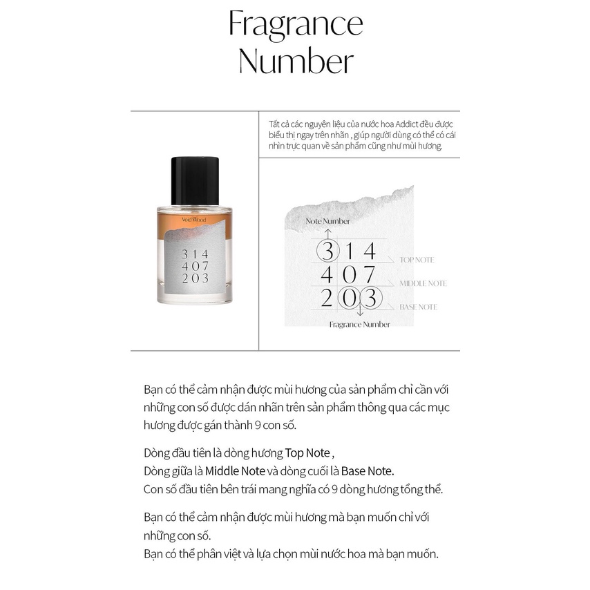 Nước hoa unisex không cồn Hàn Quốc hương gỗ cá tính 50ml