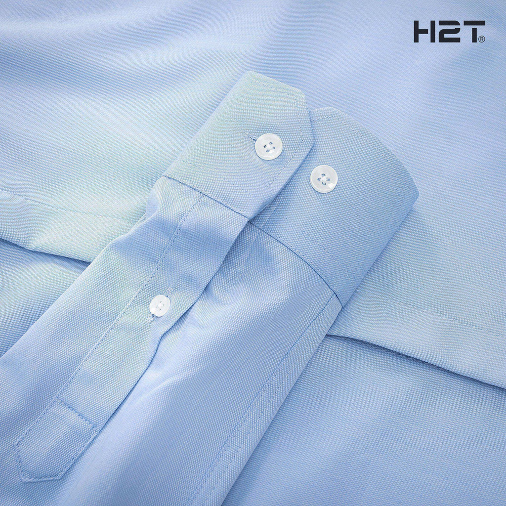 Áo Sơ Mi Nam Dài Tay H2T Kiểu Dáng Slim Fit, Chất Liệu Cao Cấp MUSLAND Vải Bamboo, Phần Nẹp Áo Che Cúc Ấn 1415 | BigBuy360 - bigbuy360.vn