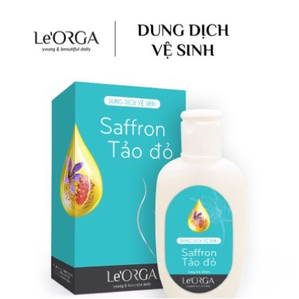 Dung Dịch Vệ Sinh Le'Orga Chiết Xuất Từ Saffron Tảo Đỏ Dạng Gel - Thơm Tho Se Khít Hồng Hào