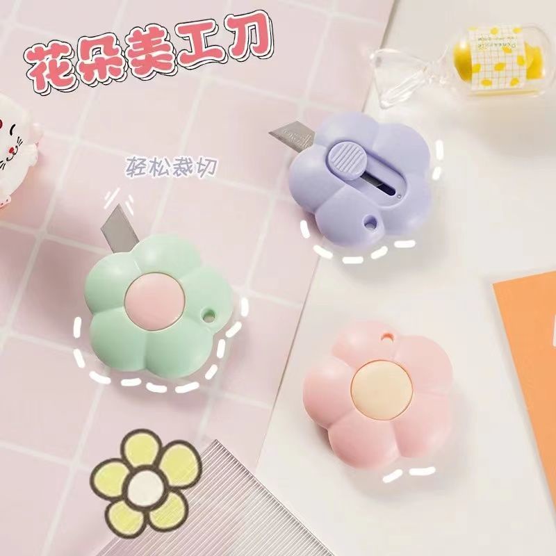 Dao Cắt Giấy Nghệ Thuật Mini Hình Hoa Dễ Thương