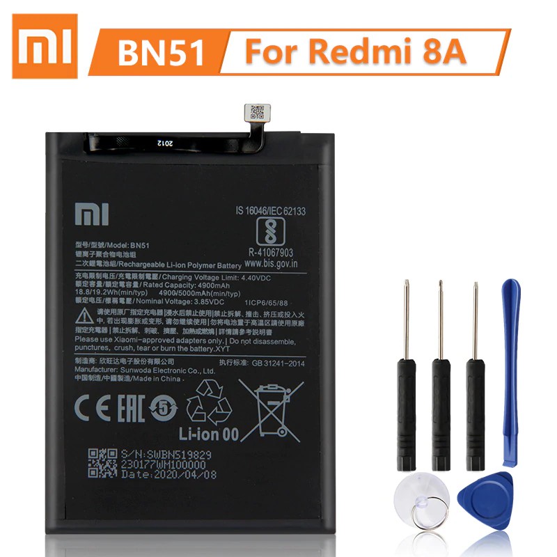 Pin điện thoại Xiaomi BN51 Cho Xiaomi Redmi 8 Redmi 8A Redmi8 dung lượng 5000mAh