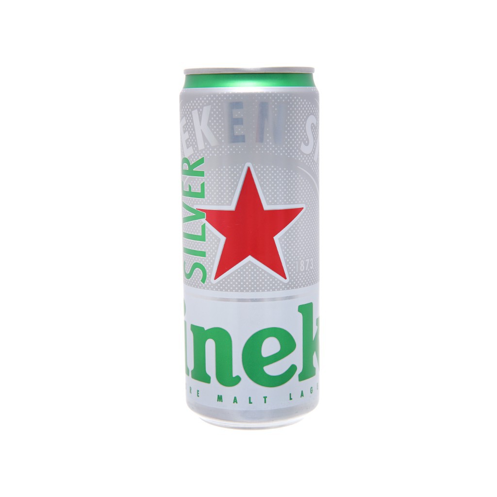 [hsd t6.2021] Thùng 24 lon bia Heineken Bạc Silver 330ml