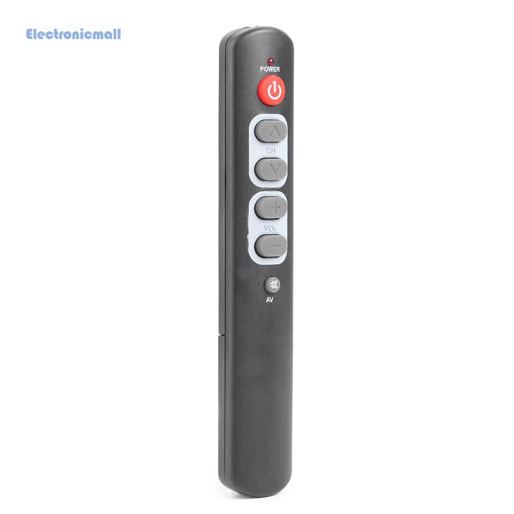 ElectronicMall01 Universal 6 Key Learning Remote Control Big Button Copy Infrared IR Remote