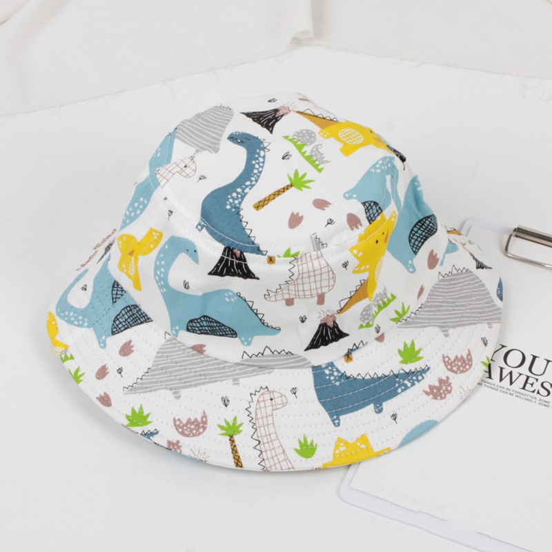 Nón Bucket In Họa Tiết Hoạt Hình Thời Trang Mùa Hè Xinh Xắn Cho Bé