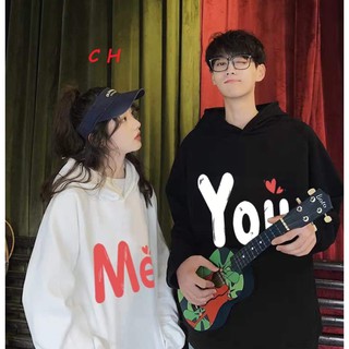 Áo đôi hodie YOU ME