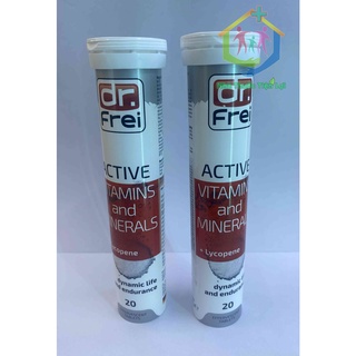 Viên sủi bổ sung vitamin và khoáng chất Dr. Frei Active Vitamins and Minerals + Lycopene