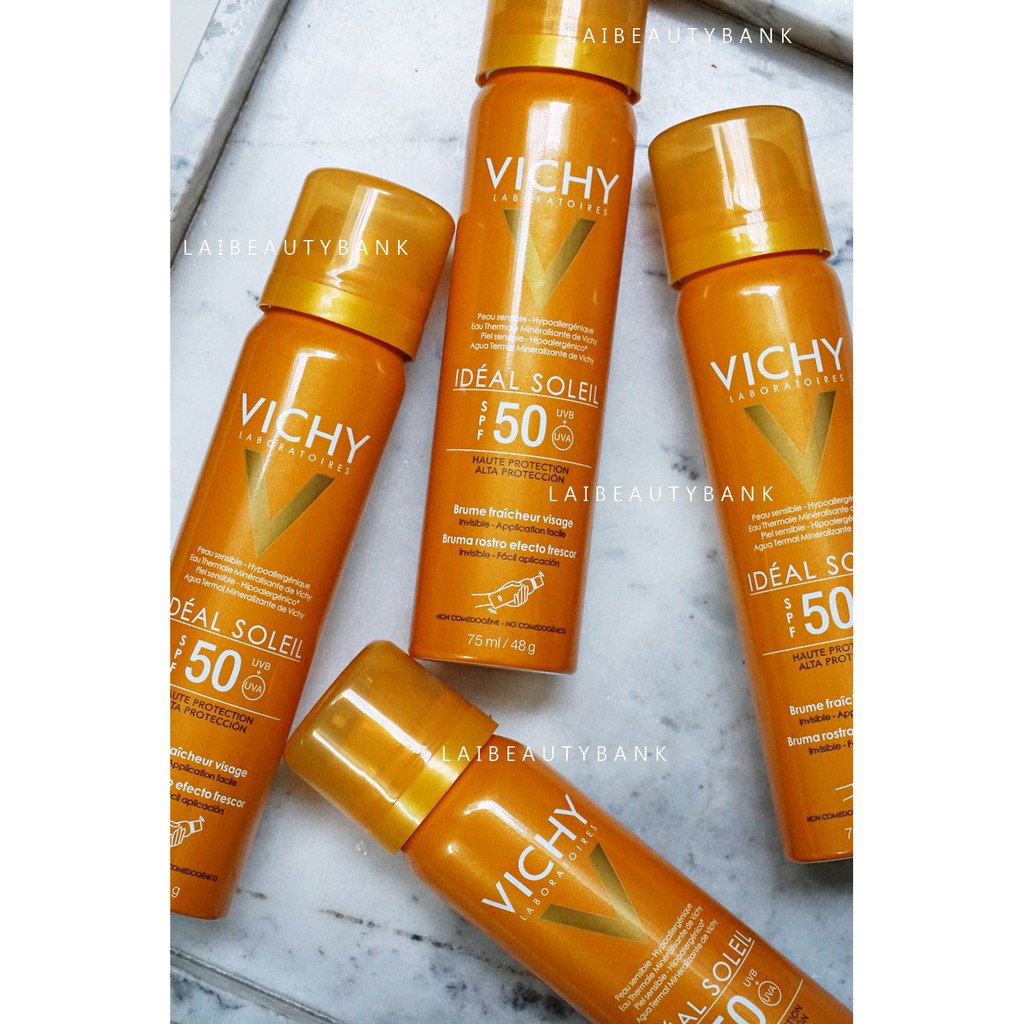 [75ml] Xịt chống nắng hóa học cho body và mặt VICHY IDEAL SOLEIL FACE MIST SPF 50