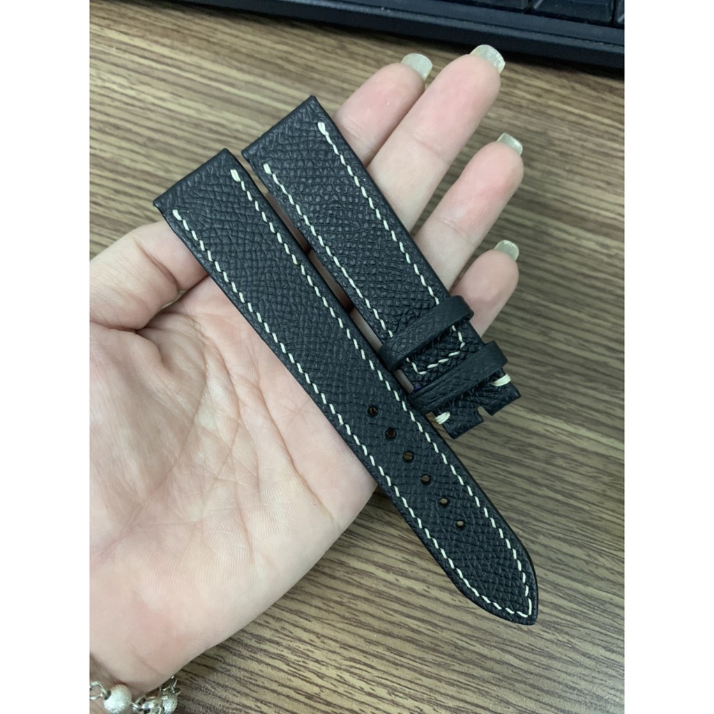 DÂY DA EPSOM - DÂY ĐỒNG HỒ handmade DA XỊN ĐỦ SIZE TẶNG KÈM ( tool tháo+ khóa+ chốt+phiếu bảo hành 6 tháng)
