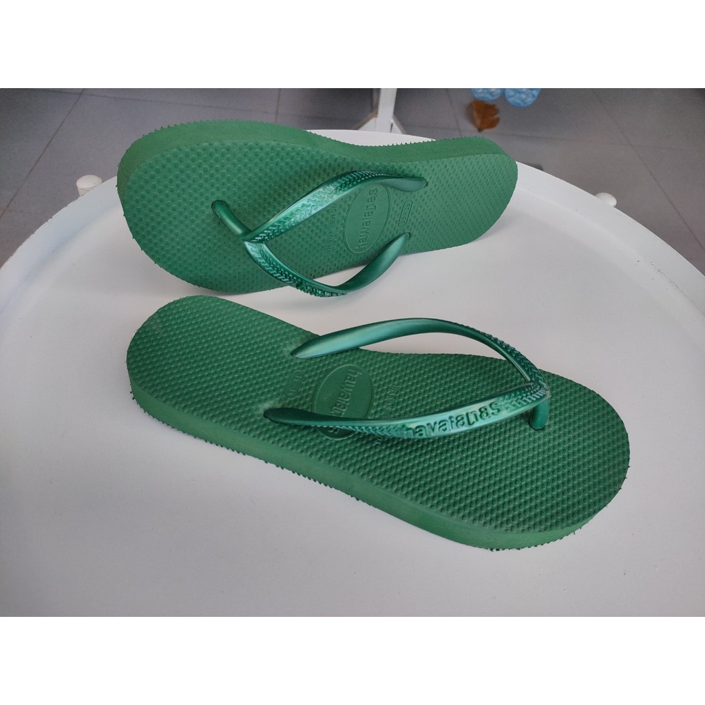 Dép kẹp, dép lê, dép lào Havaianas đi biển màu nude sáng chân siêu nhẹ cho nữ