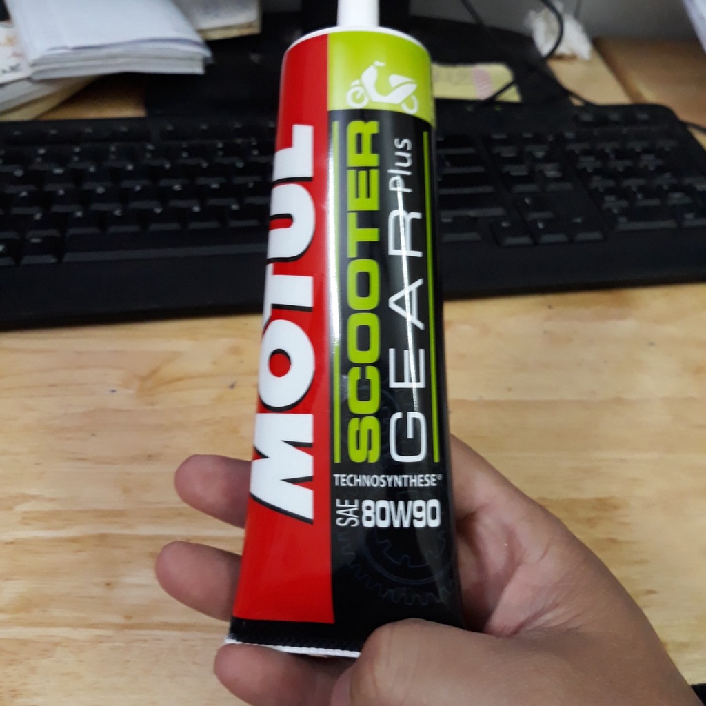 Dầu nhớt hộp số - dầu láp Motul xe tay ga Scooter Gear Plus 80w90 120ml