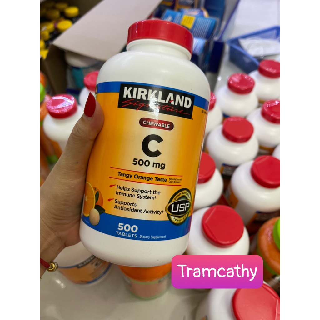 kẹo vitamin c 500 mg kirkland c500mg kirkland