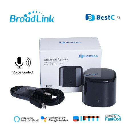 Điều Khiển Hồng Ngoại Thông Minh Broadlink RM4C (hỗ trợ Alexa, Google Home) - Broadlink BestCon RM4C