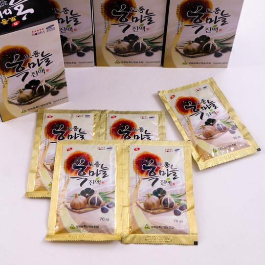 Tinh Chất Tỏi Đen Hàn Quốc, Nước Tỏi Đen Cao Cấp, Hộp 30 gói