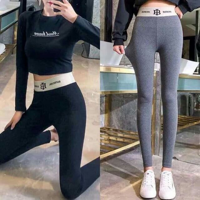 Quần legging len tăm