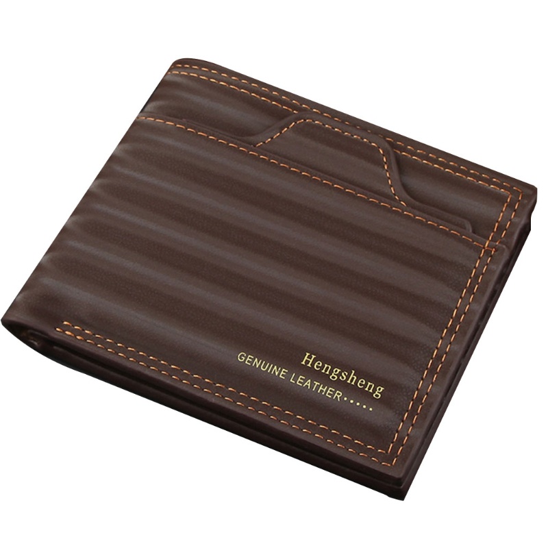 Ví Da PU Ngắn Phong Cách Vintage Cho Nam