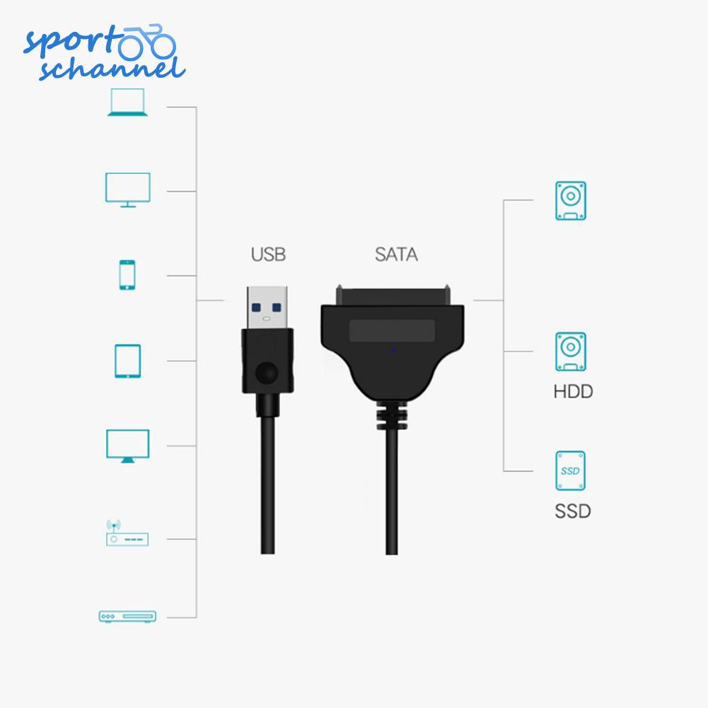 Bộ Chuyển Đổi Ổ Cứng Usb 3.0 Sang Sata 3 6gbps Hỗ Trợ 2.5 Inch Ssd | BigBuy360 - bigbuy360.vn