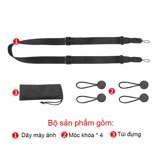 Dây máy ảnh thao tác nhanh Quick Release Xiu Jian