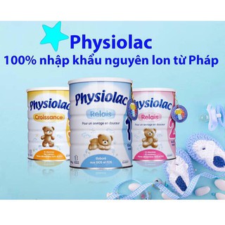 Sữa bột Physiolac số 1, 2, 3 900g ( Date 08/2021 )