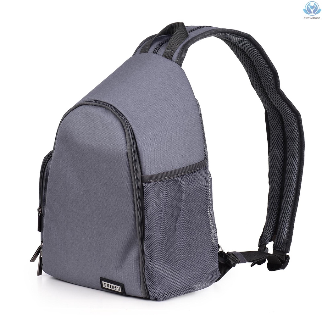 【enew】CWATCUN D17 Photography Camera Bag Backpack Double/ Single-shoulder Water-resistant DIY Customized Inner Design for DSLR/SLR Mirrorless Cameras Lenses