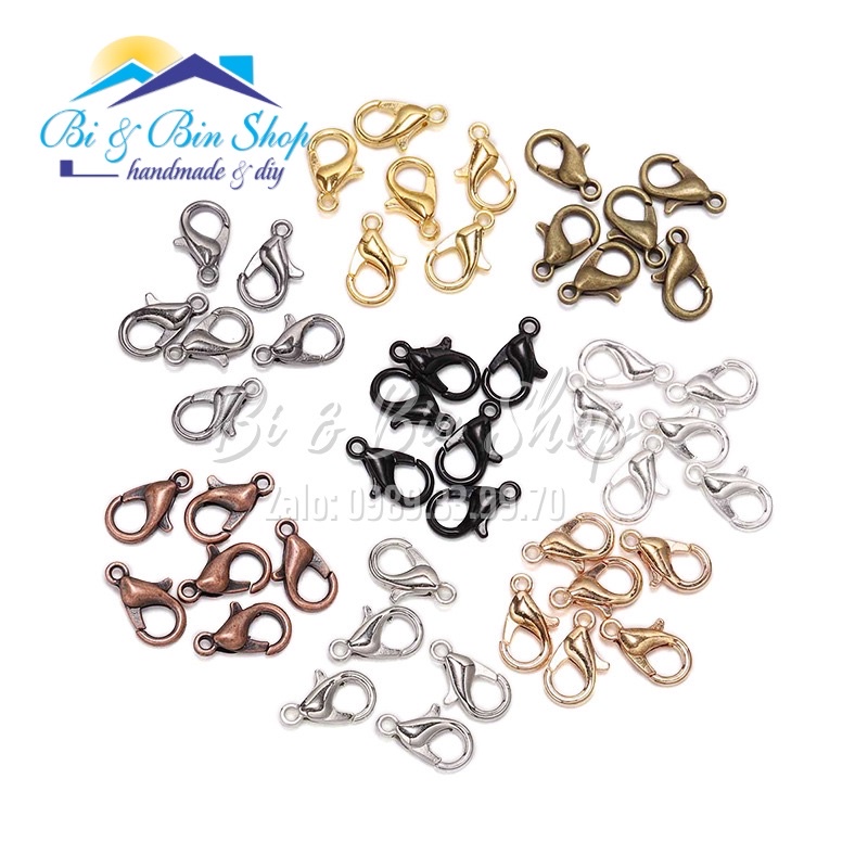 Gói 20 Cái Móc Càng Cua Làm Vòng Đeo Tay, Dây Chuyền, Trang Sức Handmade - PK422