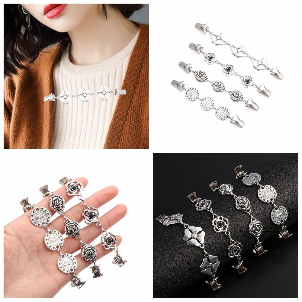 MAXG Kẹp Cài Áo Cardigan Hình Chú Vịt Phong Cách Retro Thời Trang